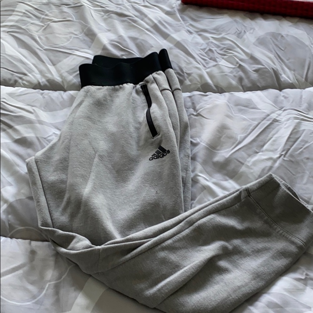 Grey Adidas pant joggers size small